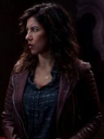 Stephanie Beatriz Brooklyn Nine-Nine Maroon Leather Jacket