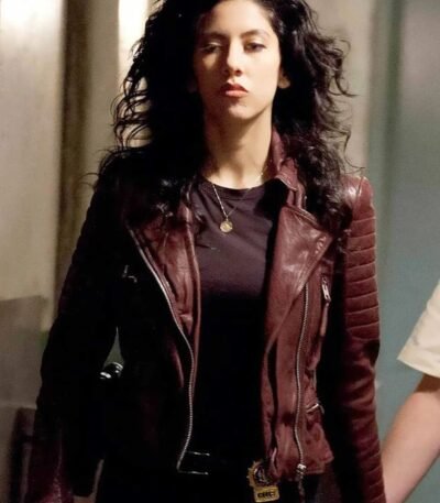 Stephanie Beatriz Brooklyn Nine-Nine Maroon Leather Jacket