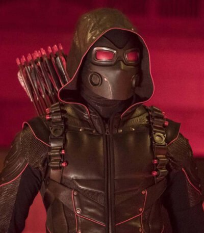 Stephen Amell Crisis On Earth X Black Hooded Jacket