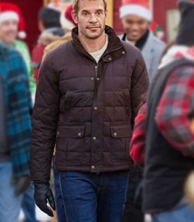 Stephen Huszar Navigating Christmas Quilted Jacket