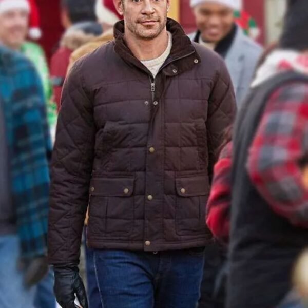 Stephen Huszar Navigating Christmas Quilted Jacket