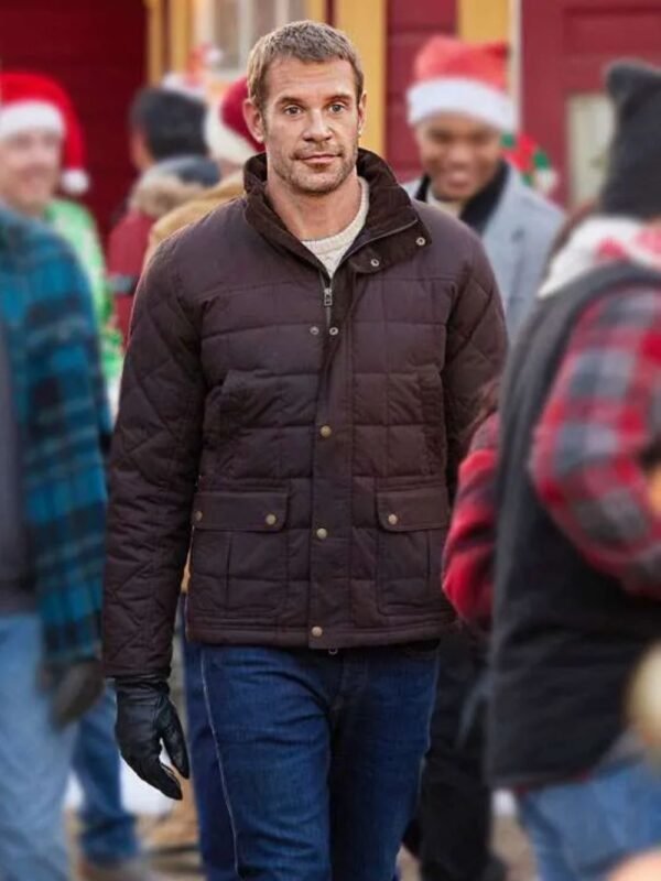 Stephen Huszar Navigating Christmas Quilted Jacket