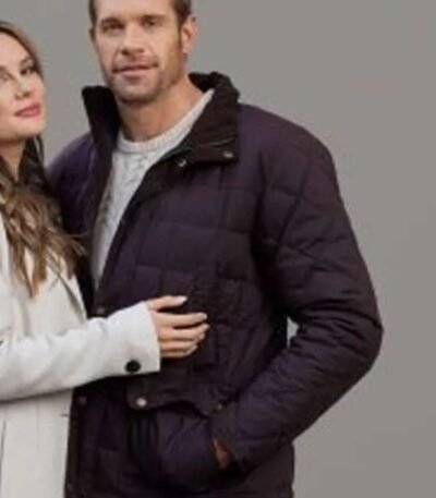 Stephen Huszar Navigating Christmas Quilted Jacket