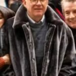 Steve Martin Only Murders In the Building Black Long Fur Coat
