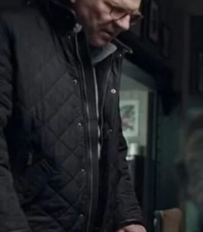 Steve Martin Only Murders in the Building Quilted Black Jacket