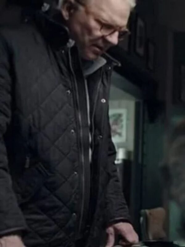 Steve Martin Only Murders in the Building Quilted Black Jacket