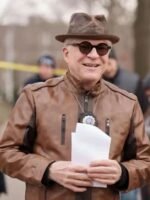 Steve Martin Only Murders in the Building S02 EP04 Brown Leather Jacket