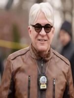 Steve Martin Only Murders in the Building S02 EP04 Brown Leather Jacket