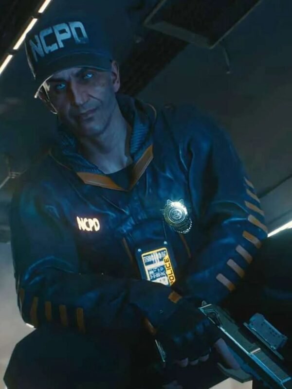 Stints Cyberpunk 2077 Hooded Leather Jacket