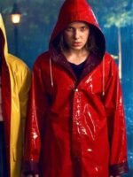 Stranger Things Eleven Red Hooded Coat