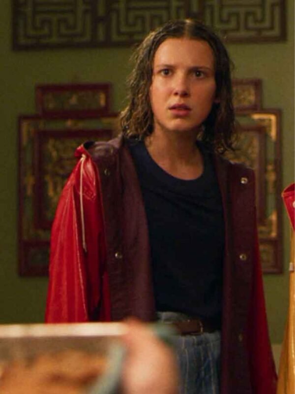 Stranger Things Eleven Red Hooded Coat