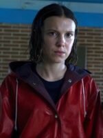 Stranger Things Eleven Red Hooded Coat