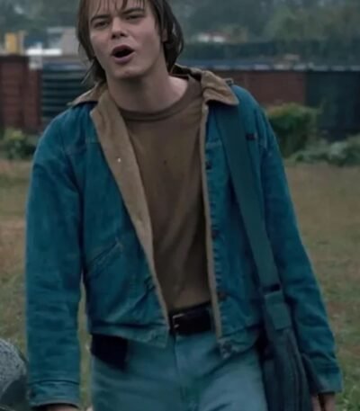 Stranger Things Jonathan Byers Sherpa Denim Jacket