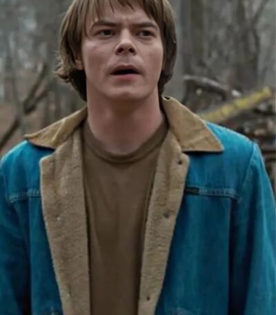 Stranger Things Jonathan Byers Sherpa Denim Jacket