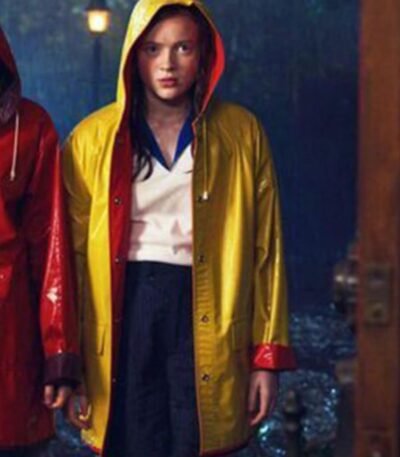 Stranger Things Max Mayfield Red and Yellow Coat