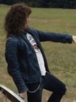 Stranger Things S04 Eddie Munson Black Leather Jacket