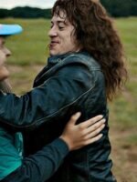Stranger Things S04 Eddie Munson Black Leather Jacket