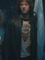 Stranger Things S04 Eddie Munson Black Leather Jacket