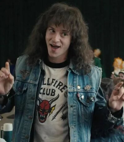 Stranger Things S04 Eddie Munson Blue Denim Vest