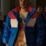 Stranger Things S04 Jim Hopper Blue Parachute Puffer Jacket