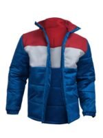 Stranger Things S04 Jim Hopper Blue Parachute Puffer Jacket