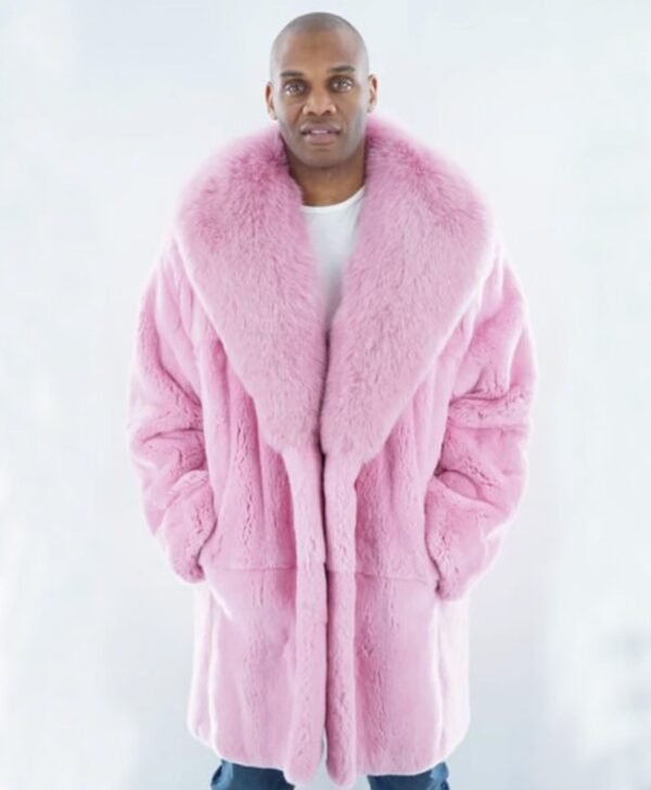 Stuart Mink Fur Pink Coat