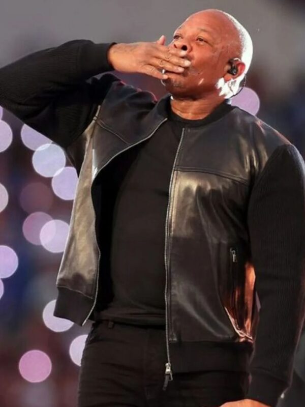 Super Bowl LVI Halftime Show Dr. Dre Leather Jacket