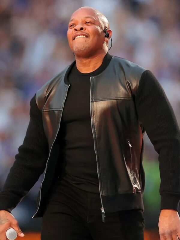 Super Bowl LVI Halftime Show Dr. Dre Leather Jacket