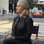 Super Bowl Nissan Commercial Ad Brie Larson Leather Jacket