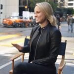 Super Bowl Nissan Commercial Ad Brie Larson Leather Jacket