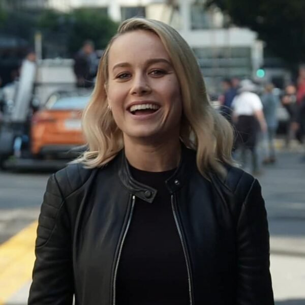 Super Bowl Nissan Commercial Ad Brie Larson Leather Jacket