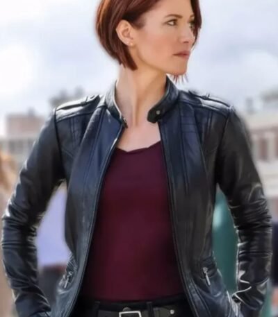 Supergirl Alex Danvers Leather Black Jacket