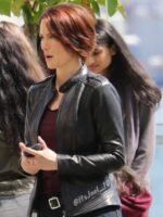 Supergirl Alex Danvers Leather Black Jacket