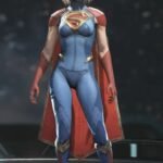 Supergirl Injustice 2 Blue Leather Jacket