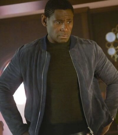 Supergirl J’onn J’onzz Dark Grey Suede Leather Jacket