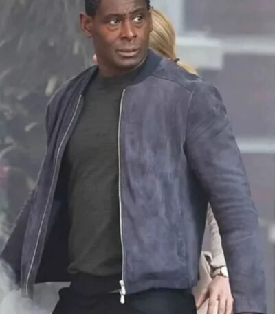 Supergirl J’onn J’onzz Dark Grey Suede Leather Jacket