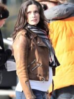 Supergirl Lois Lane Brown Vegan Leather Jacket
