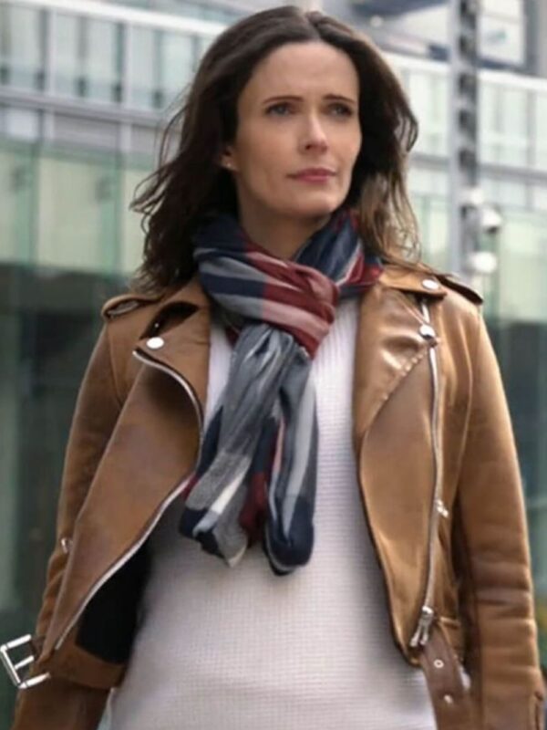 Supergirl Lois Lane Brown Vegan Leather Jacket