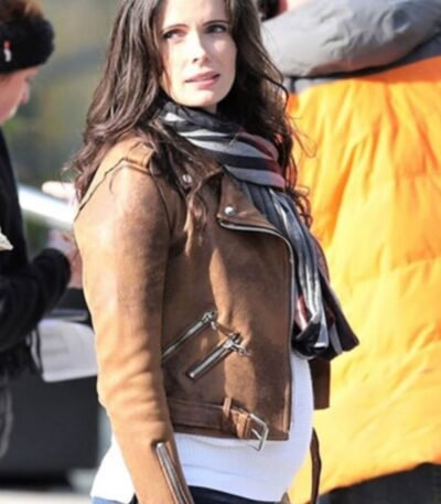 Supergirl Lois Lane Brown Vegan Leather Jacket