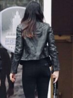 Supergirl Maggie Sawyer Biker Black Leather Jacket