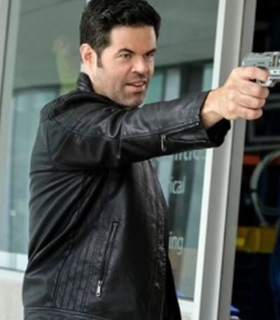 Supergirl Otis Graves Black Leather Jacket