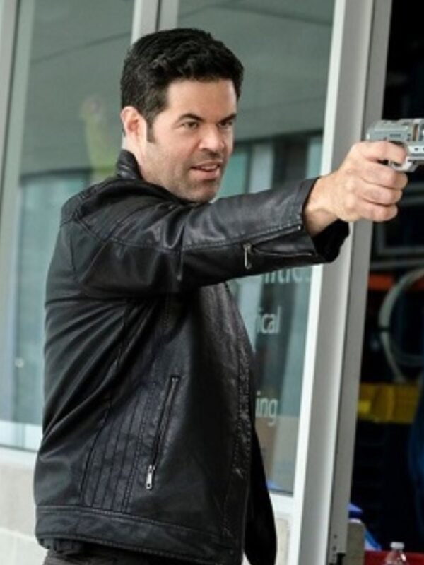 Supergirl Otis Graves Black Leather Jacket