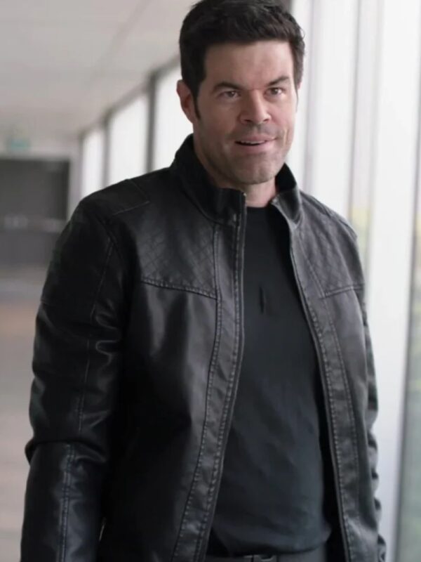Supergirl Otis Graves Black Leather Jacket