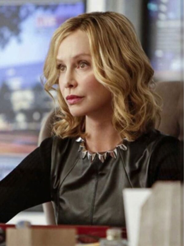 Supergirl S02 Cat Grant Black Leather Jacket
