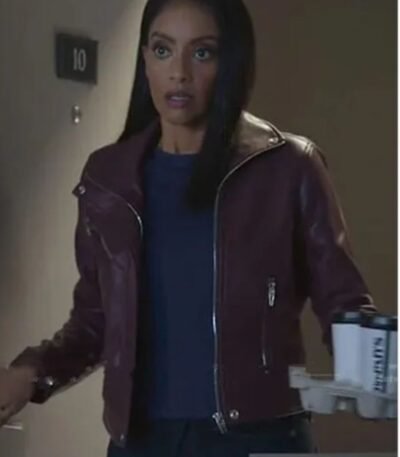 Supergirl S06 Kelly Olsen Maroon Leather Jacket