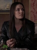 Supergirl Samantha Arias Black Leather Jacket