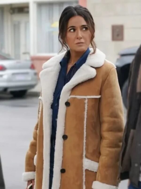 Superman And Lois Lana Lang Shearling Fur Coat