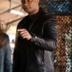 Superman and Lois David Ramsey Cafe Racer Leather Black Jacket