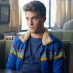 Superman and Lois Jonathan Kent Puffer Striped Sherpa Jacket