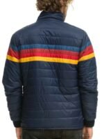 Superman and Lois Jonathan Kent Puffer Striped Sherpa Jacket